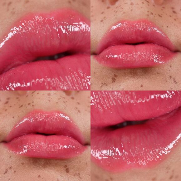 Too Faced Just a Girl Lip Injection Plumping Lip Gloss (Barbie Pink) - Picture 7 of 13